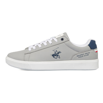 Sneakers grigie da uomo con logo laterale Beverly Hills Polo Club, Sneakers Uomo, SKU m114002488, Immagine 0